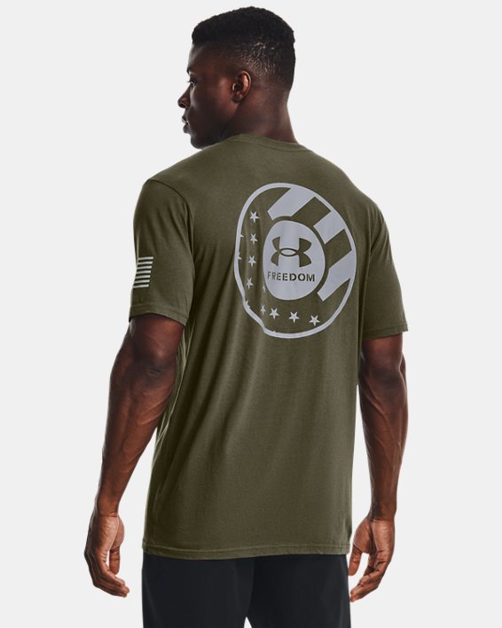 Men's UA Freedom Flag Bold T-Shirt, Green, pdpMainDesktop image number 0